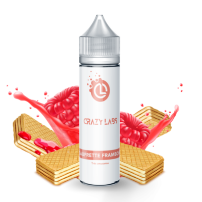 Gaufrette Framboise - 75ML - Crazy Labs