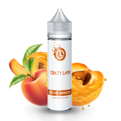 Pêche Abricot - 75ML - Crazy Labs