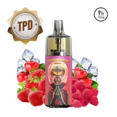 Strawberry Raspberry Cherry Ice Tornado 10000